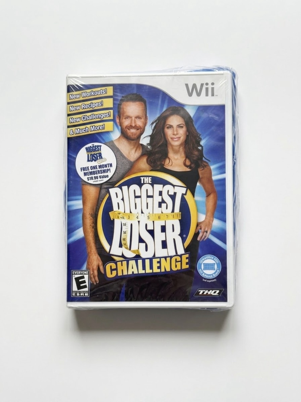 Nintendo Wii The Biggest Loser Challenge Game with Mat